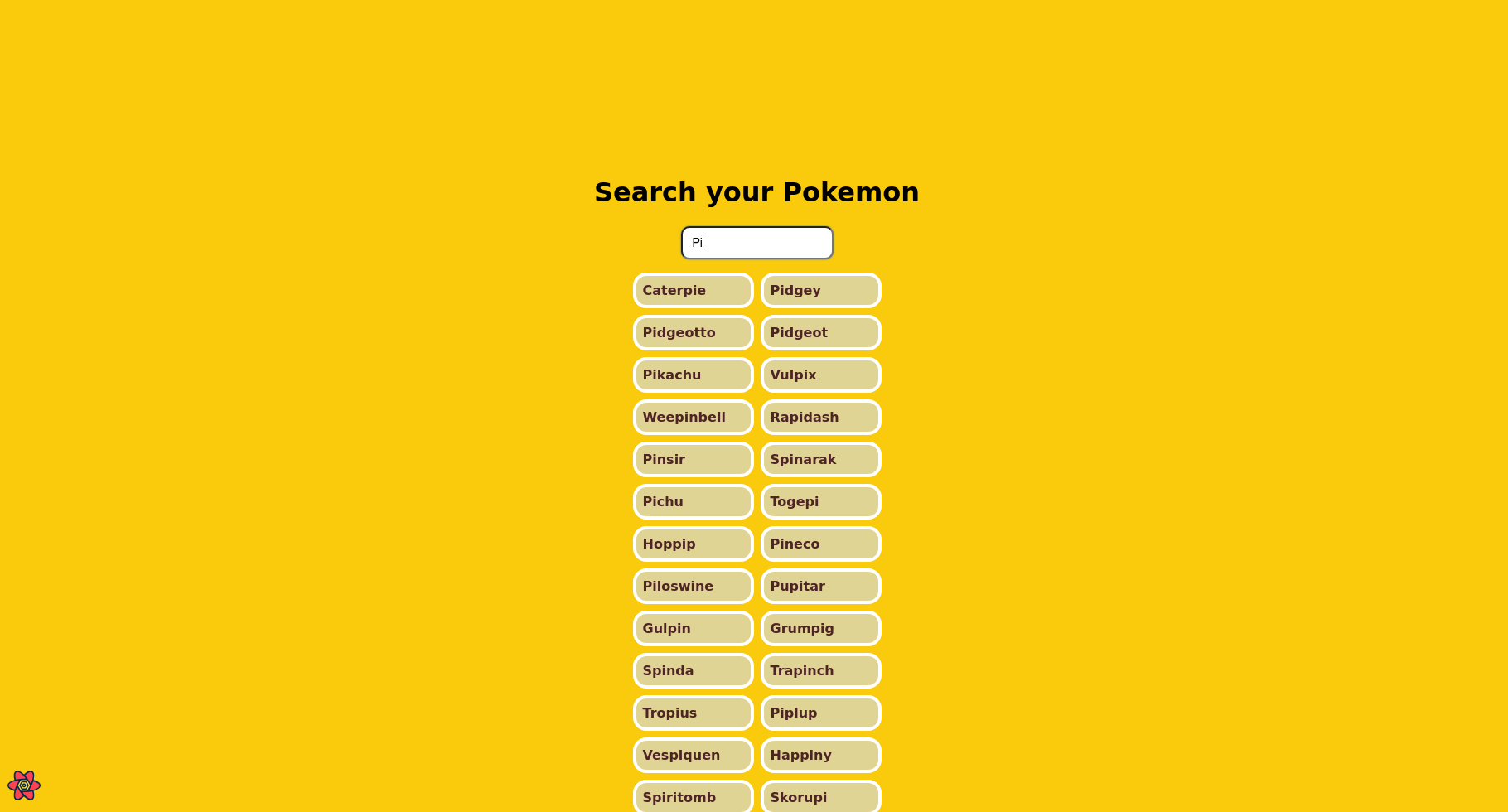 Pokémon Search App - 1